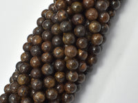 Bronzite Beads, Round, 6mm-RainbowBeads
