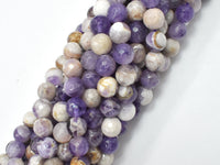 Chevron Amethyst Beads, 8mm, Faceted-RainbowBeads