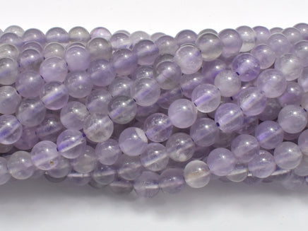 Light Amethyst, 6mm Round Beads-RainbowBeads