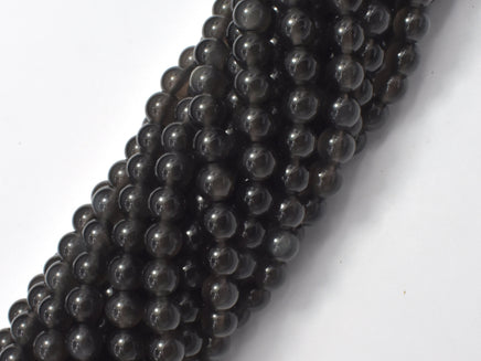 Ice Rainbow Obsidian Beads, 6mm (6.5mm)-RainbowBeads