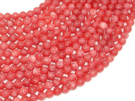 Malaysia Jade Beads, 6mm (6.5mm) Round Beads-RainbowBeads