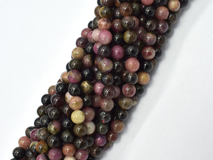 Tourmaline Beads, 6mm Round Beads-RainbowBeads