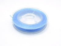2Rolls Blue Stretch Elastic Beading Cord, 0.5mm, 2 Rolls-20 Meters-RainbowBeads