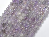 Amethyst Beads, 6mm(6.5mm) Round-RainbowBeads