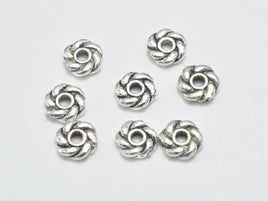 10pcs 925 Sterling Silver Spacers-Antique Silver, 5mm Space-RainbowBeads