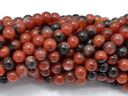 Sardonyx Agate Beads, 6mm Round-RainbowBeads