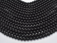 Genuine Shungite Beads, 8mm Round-RainbowBeads