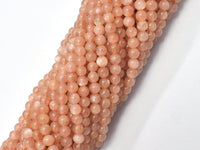 Sunstone Beads, 4mm, Round Beads-RainbowBeads
