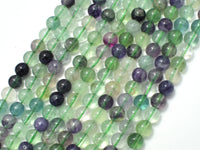 Fluorite Beads, Rainbow Fluorite, 6mm Round-RainbowBeads