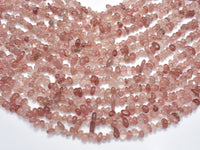 Strawberry Quartz Beads, Lepidocrocite Beads, Chips, 4mm -9mm-RainbowBeads