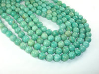 African Amazonite Beads, 11mm Round Beads-RainbowBeads