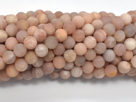 Matte Sunstone Beads, Round, 6mm-RainbowBeads