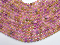 Jade - Purple & Light Green 6mm Round-RainbowBeads