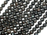 Astrophyllite Beads, 6mm(6.4mm) Round Beads-RainbowBeads