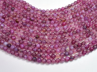Dragon Vein Agate-Purple 6mm Round-RainbowBeads