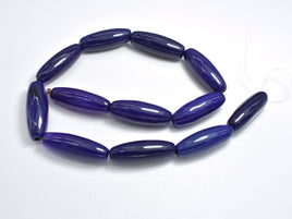 Agate Beads, 10x30mm Rice Beads-RainbowBeads