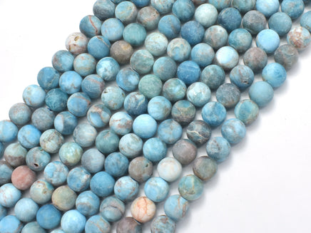 Matte Apatite Beads, 8mm, Round-RainbowBeads