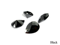 CZ beads, Faceted Pear, Pointed Back, 7x10mm-RainbowBeads