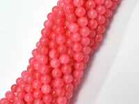 Jade Beads - Pink, 6mm Round-RainbowBeads