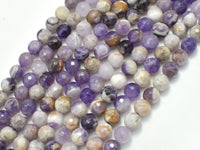 Chevron Amethyst Beads, 8mm, Faceted-RainbowBeads