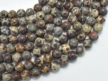 Astroite Jasper, 8mm (8.5mm), Round, 15.5 Inch-RainbowBeads