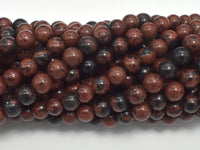 Mahogany Obsidian Beads, Round, 6mm-RainbowBeads