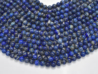 Lapis Lazuli, 8mm Blue Round Beads-RainbowBeads