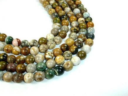 Ocean Jasper Beads, Round, 10 mm-RainbowBeads