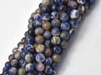 Orange Sodalite Beads,8mm Round Beads-RainbowBeads