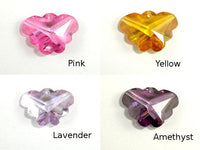 CZ beads,18x13mm Faceted Butterfly-RainbowBeads
