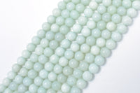 Amazonite Beads, Round, 8mm (8.5mm)-RainbowBeads