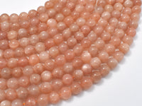 Sunstone Beads, 6mm (6.5mm) Round-RainbowBeads