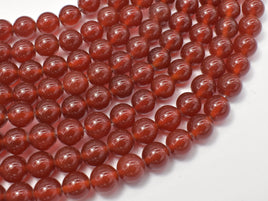 Carnelian Beads, Round, 8mm-RainbowBeads