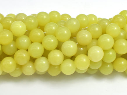 Lemon Jade, 10mm Round beads-RainbowBeads