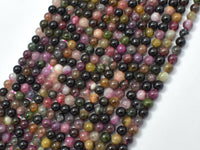 Tourmaline Beads, 4mm (4.5mm) Round-RainbowBeads