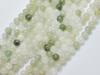 Natural Jade 6mm (6.7mm) Round-Rainbow Beads