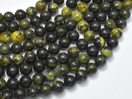 Tibetan Jade, Medicine King Stone, 8mm (8.6mm)-RainbowBeads