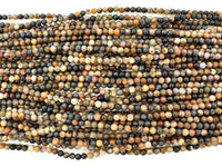 Pietersite Beads, 4mm Round Beads-RainbowBeads