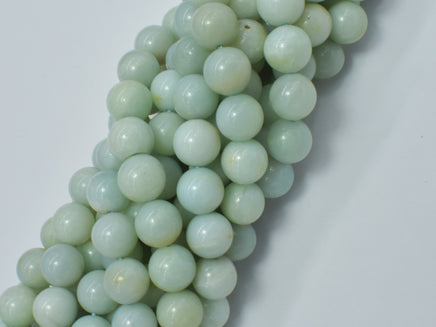 Amazonite Beads, Round, 10mm, 15.5 Inch-RainbowBeads