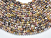 Pink Opal, 4x6mm Faceted Rondelle-RainbowBeads