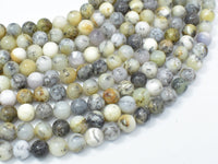 Dendritic Opal Beads, Moss Opal, 8mm Round Beads-RainbowBeads