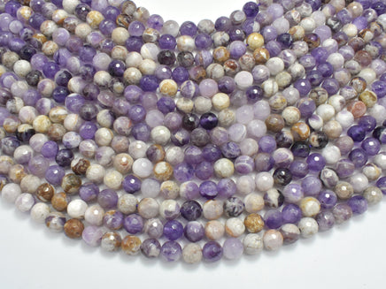 Chevron Amethyst Beads, 8mm, Faceted-RainbowBeads