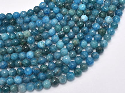 Apatite, 6mm, Round-RainbowBeads
