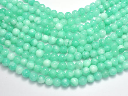 Jade-Green 8mm Round-RainbowBeads