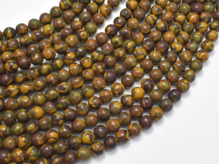 Candy Jasper Beads, 6mm (6.5mm), Round, 15 Inch-RainbowBeads