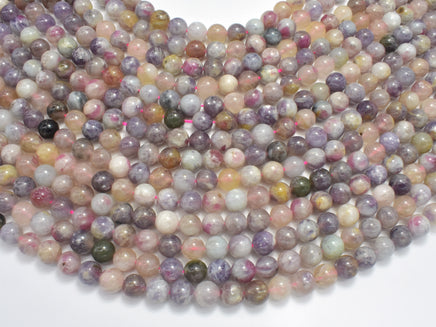 Pink Tourmaline Beads, 8mm (8.3mm) Round-RainbowBeads