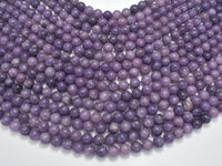 Lepidolite Beads, 8mm Round Beads-RainbowBeads