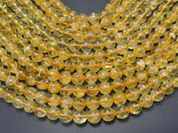 Citrine Beads, 10mm(10.5mm) Round Beads,-RainbowBeads