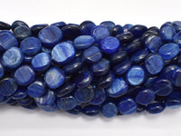 Blue Kyanite Approx. 9x11mm Irregular Oval Beads-RainbowBeads