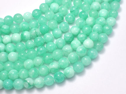 Jade-Green 8mm Round-RainbowBeads